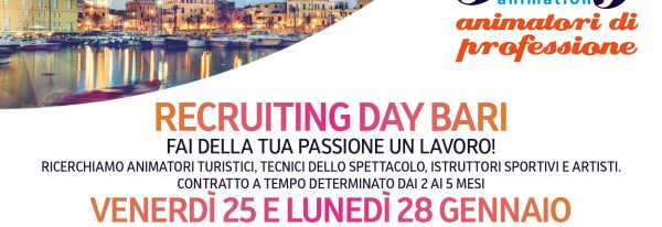 Selezioni animatori turistici a Bari Selezioni animatori turistici a Bari