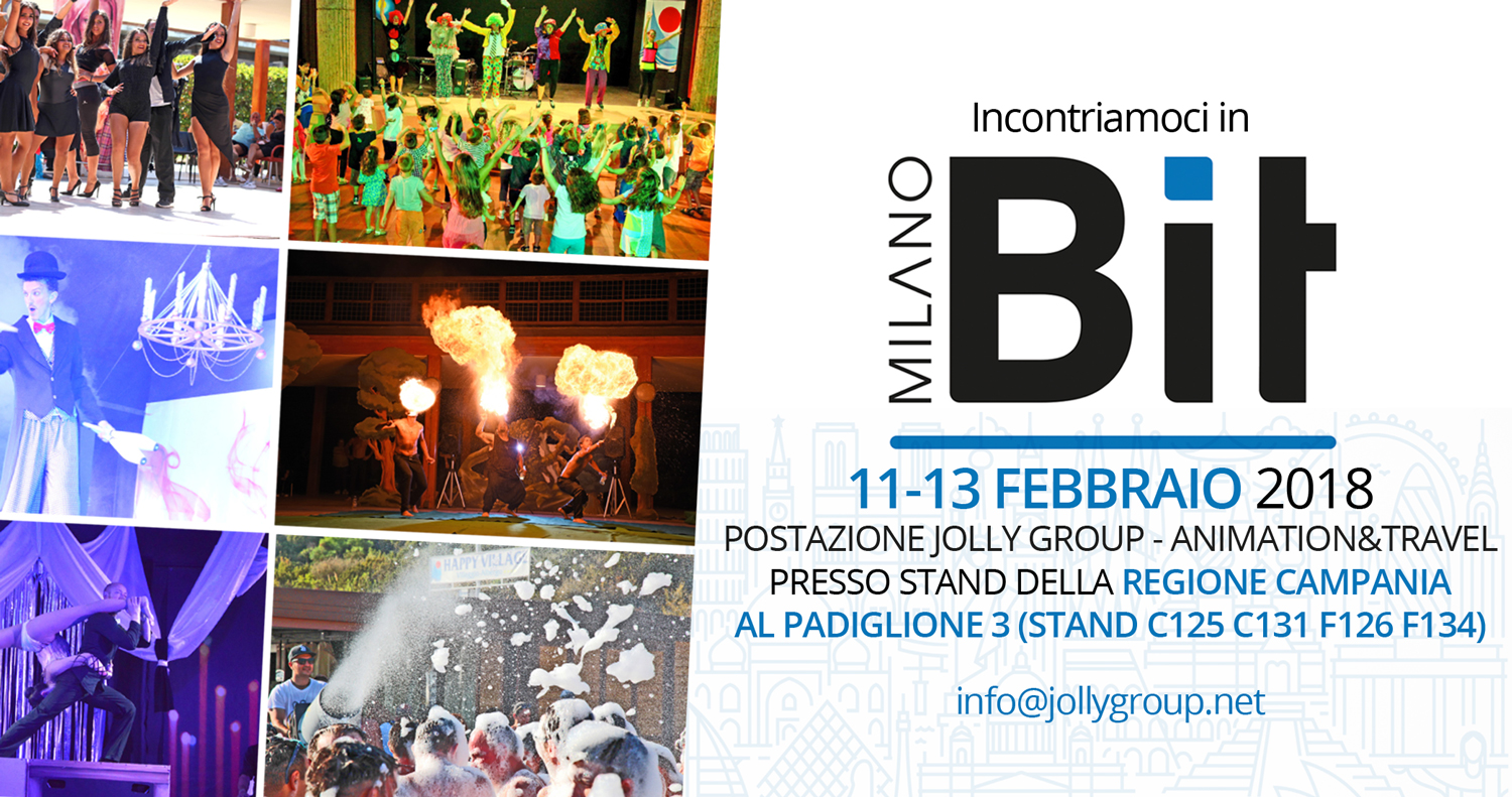 Jolly Animation ti aspetta in Bit a Milano dall’11 al 13 febbraio