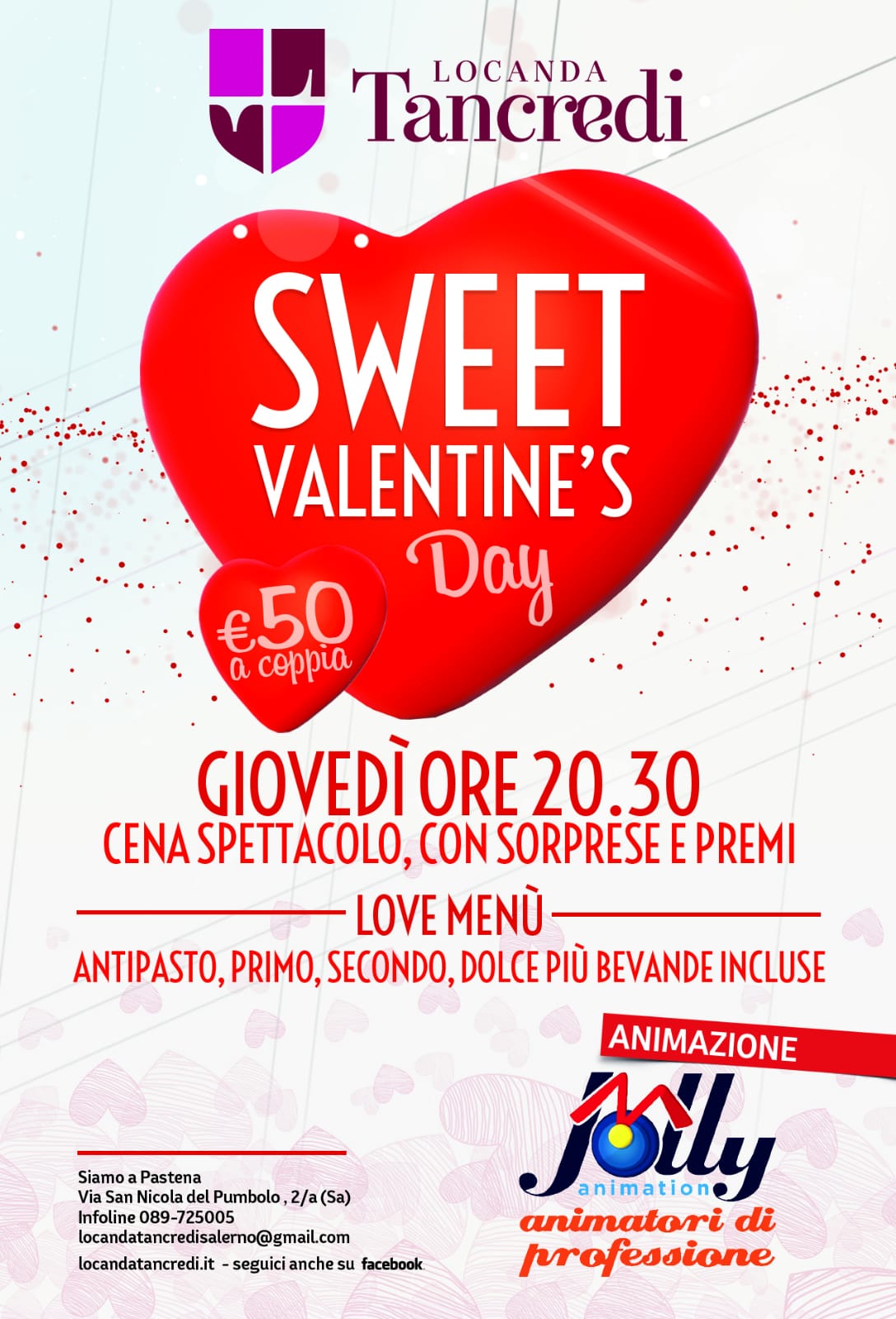 Speciale San Valentino a Locanda Tancredi