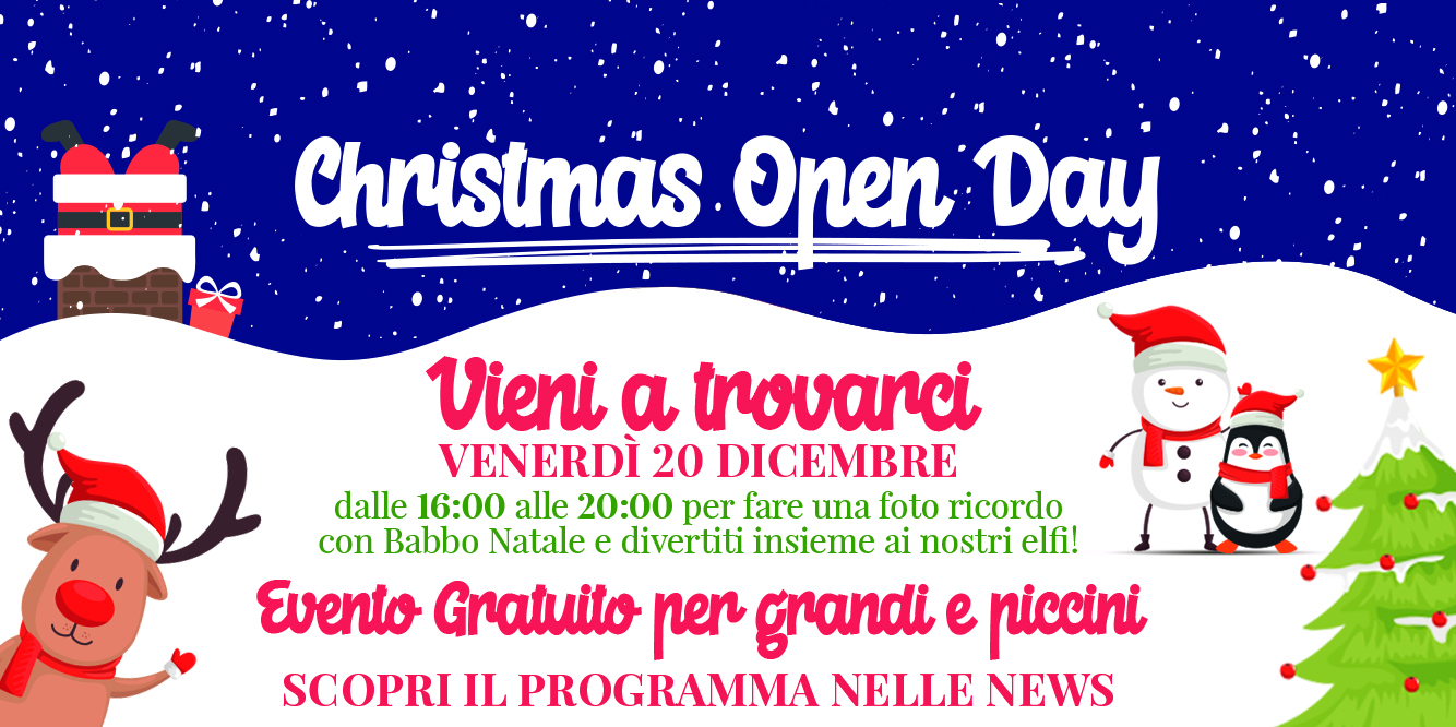 Porte aperte in Jolly, tutti all’open day del 20 dicembre