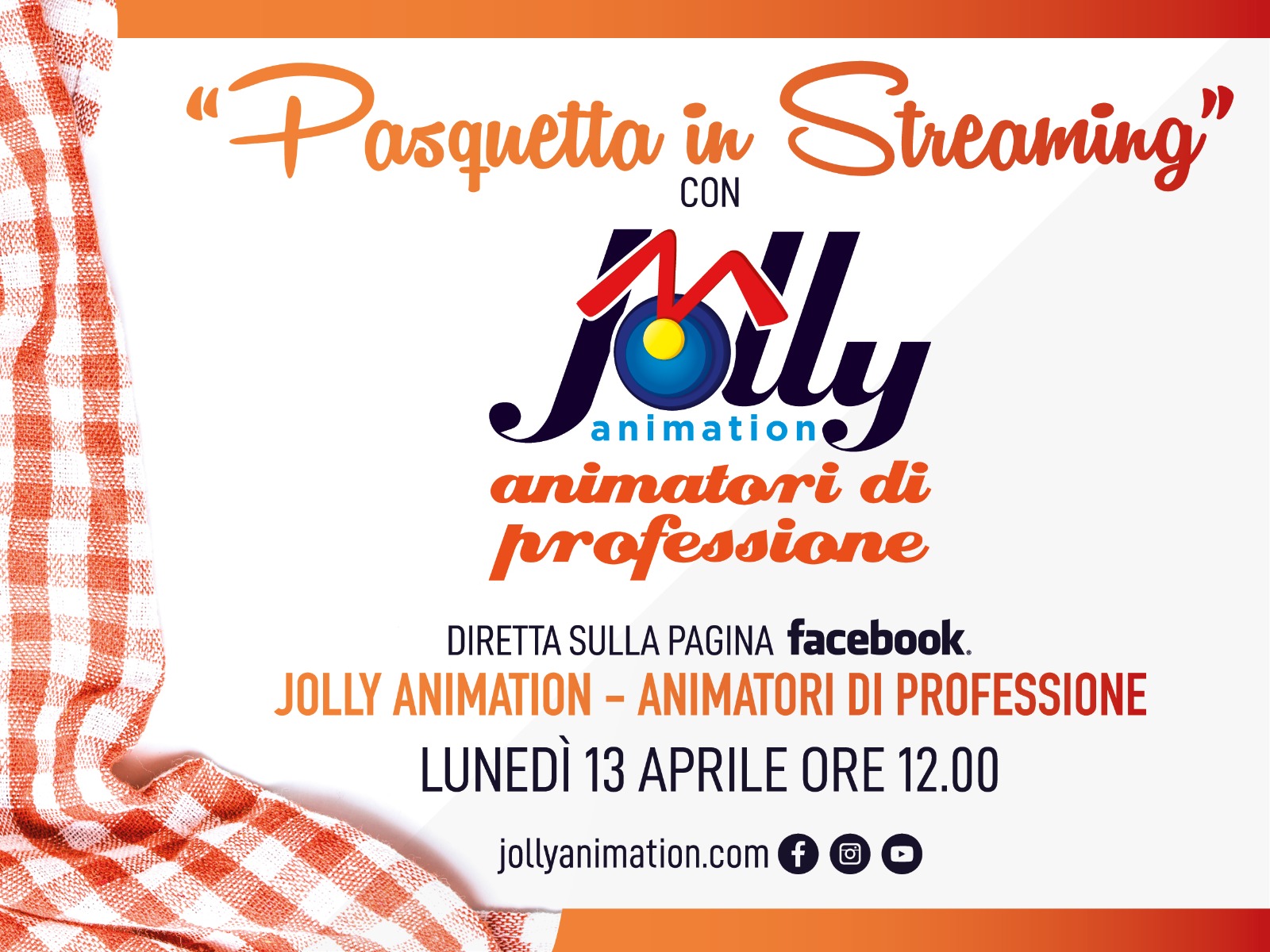 La nostra Pasquetta in diretta streaming su Facebook