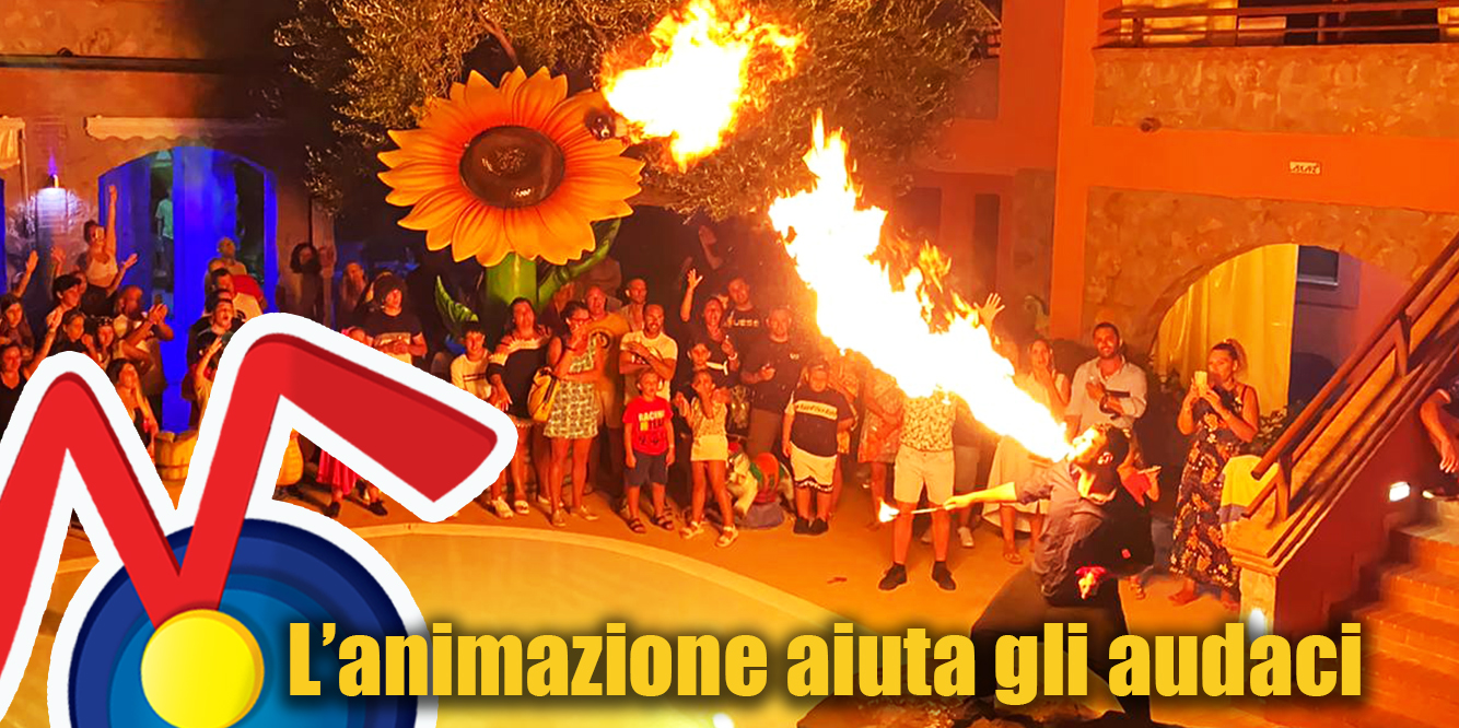 animazione turistica fuoco