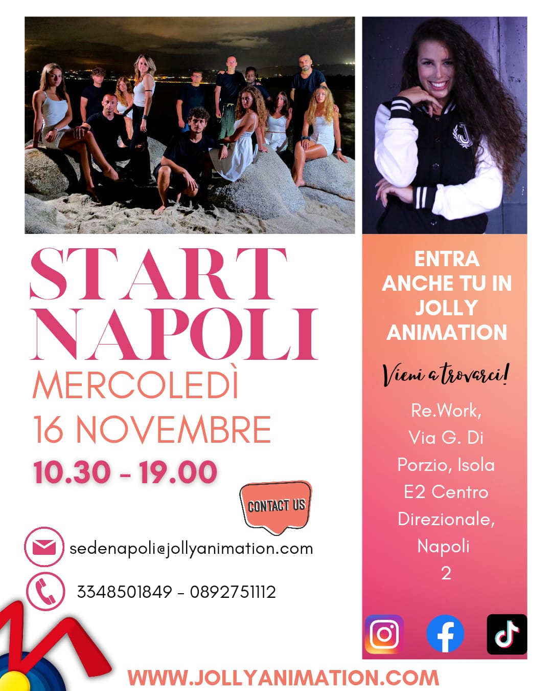 Colloqui di selezione a Napoli il 16 novembre