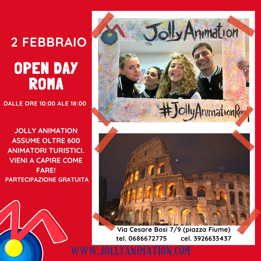 open day jolly animation roma